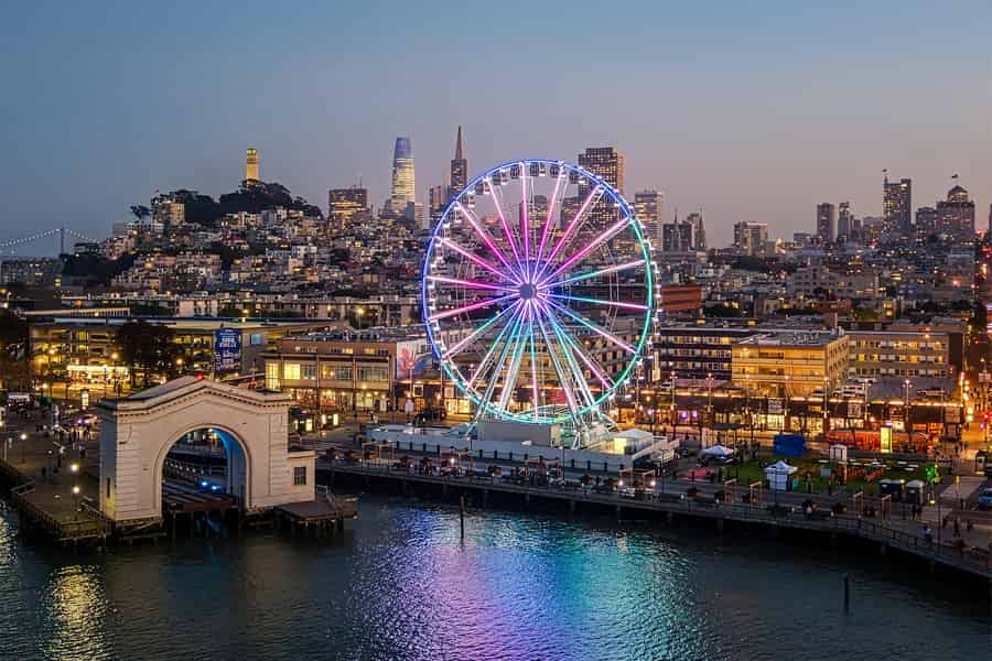 San Francisco SkyStar Wheel – Fisherman's Wharf. Foto: GetYourGuide