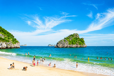 Ha Long Bay Day Trip: Luxury Cruise & Buffet Lunch & Jacuzzi Option 2: For Guests from Ha Long