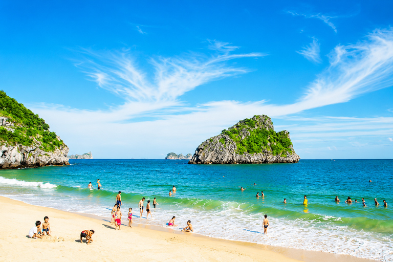 Ha Long Bay Day Trip: Luxury Cruise & Buffet Lunch & Jacuzzi Option 2: For Guests from Ha Long