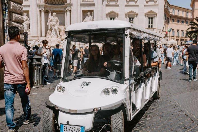 Rome: City Highlights on a 1.5 hour Golf Cart Tour 2-Hour Golf Cart with Piazza Navona Guided Tour