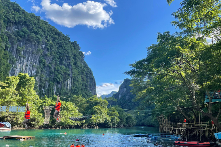 Phong Nha: Cave Exploration and Zipline Dark Cave Tour