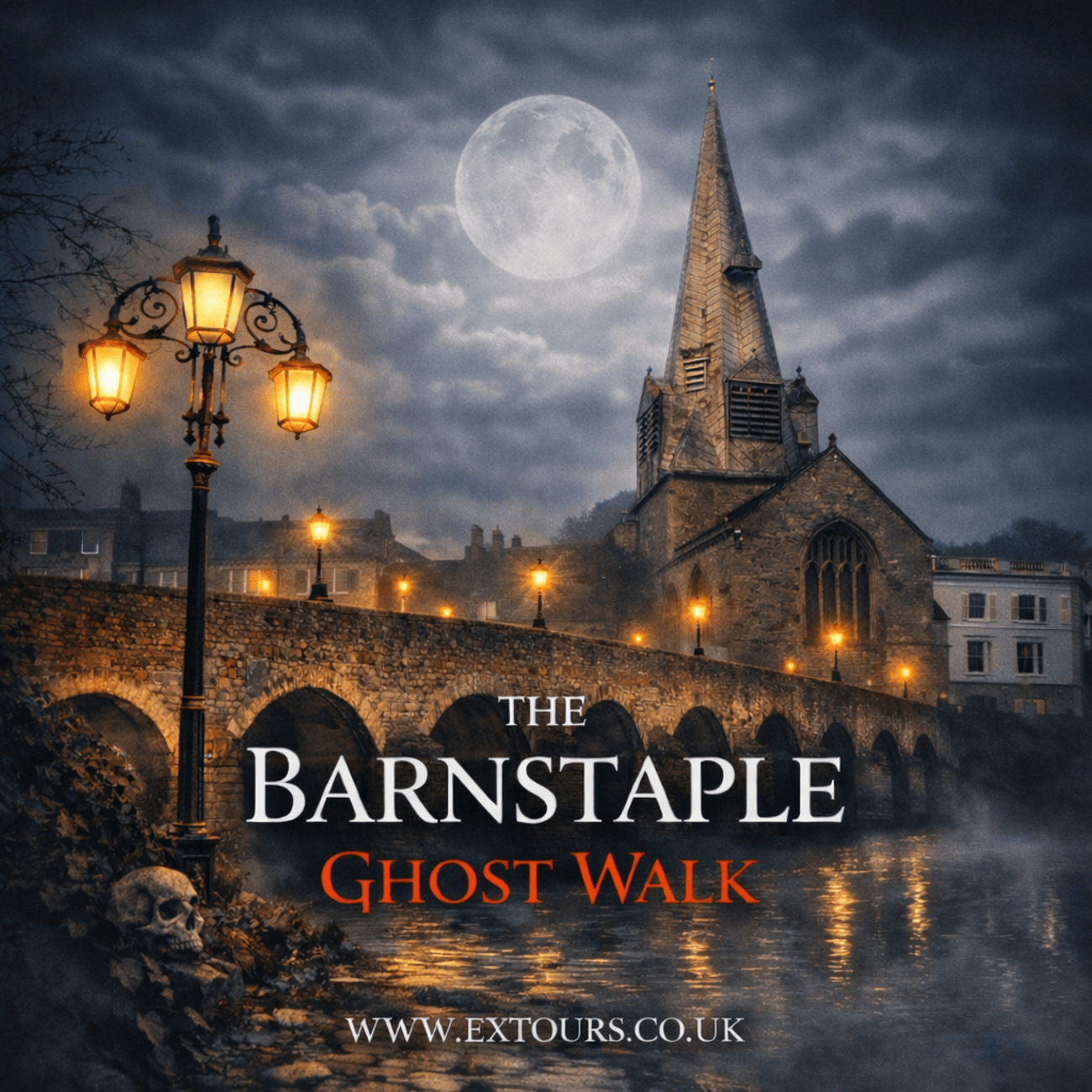 Barnstaple: Geführter Geisterrundgang mit paranormaler Untersuchung