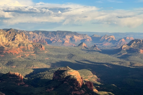 Mogollon Rim Sunset - 80 Mile Helicopter Tour in Sedona Front Seat
