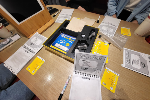 Seul: Aprenda coreano num café de jogos de tabuleiroSeul: Aprenda coreano num café com jogos de tabuleiro