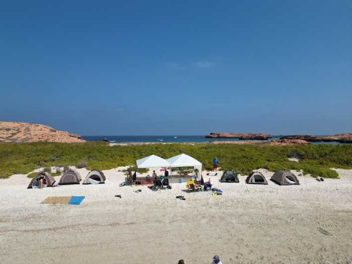 Camping to the Daymaniyat Islands with an overnight stay
