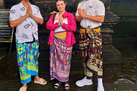 Ubud: Private Half-Day Tour Rice Terrace, Temple & Waterfall Private Ubud Half-Day Tour (Without Entrance Ticket)