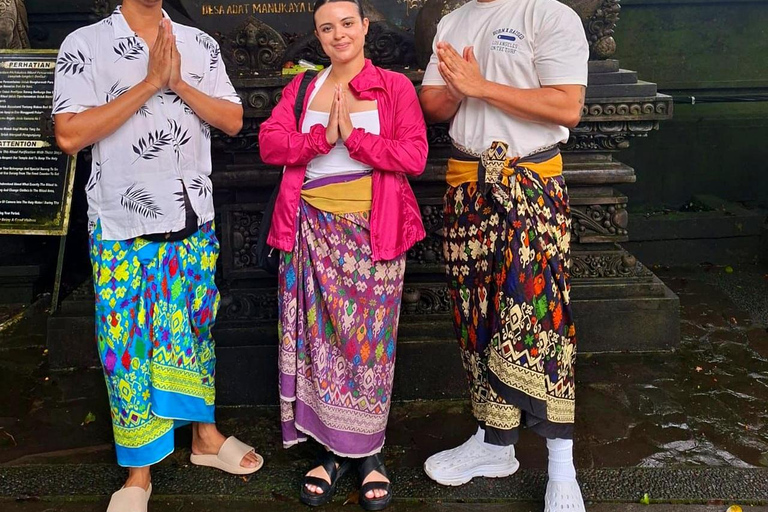 Ubud: Private Half-Day Tour Rice Terrace, Temple & Waterfall Private Ubud Half-Day Tour (Without Entrance Ticket)