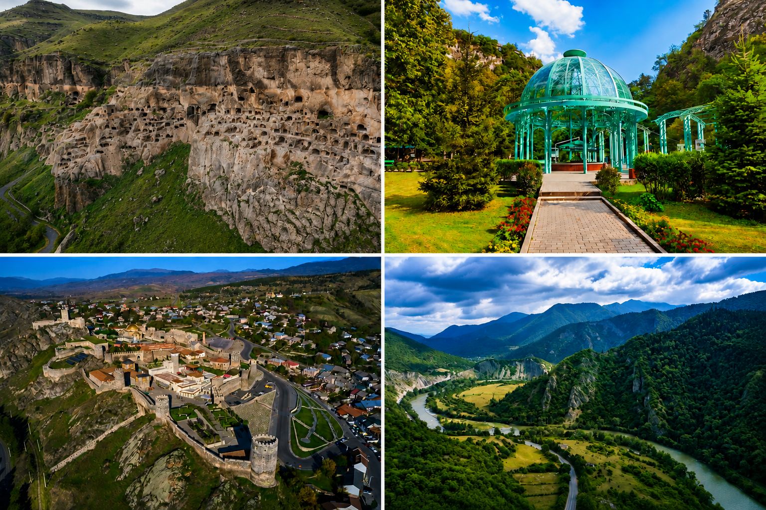 Ab Tiflis: UNESCO-Tagestour nach Wardsia, Rabati und Bordschomi