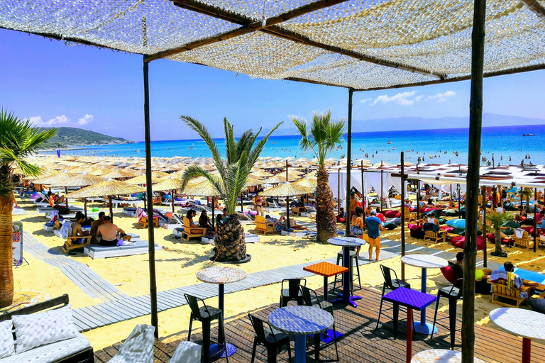 Mykonos: Sights, Super Paradise Beach, Sunbeds, & Transfers