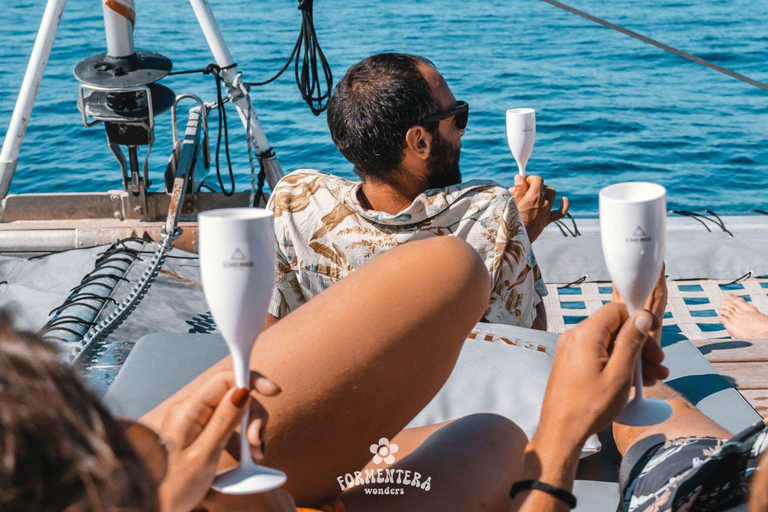 Ibiza: Formentera Wonders Sailing Catamaran Experience Ibiza: Formentera Catamaran Sailing Experience all Included