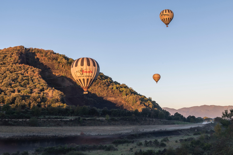 Lot balonem w la Garrotxa z transferem z Barcelony