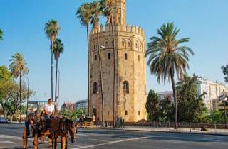 Sevilla: Sightseeingtour in der Pferdekutsche mit Guide