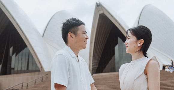 Sydney: Privates Foto-Shooting vor dem Opernhaus