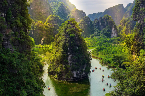 Hanoi: Thai Vi Temple or Tam Coc & Mua Cave & Hoa Lu & Cycle Hanoi: Ninh Binh, Hoa Lu, Tam Coc, Mua Cave, Buffet & Cycle
