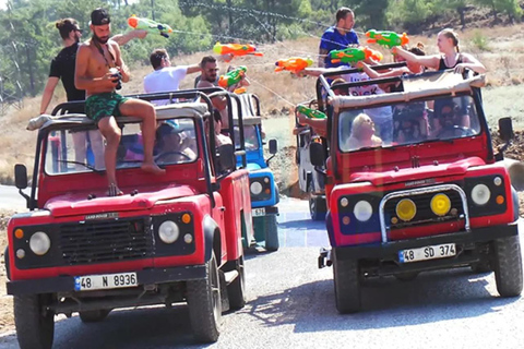 Bodrum: Jeep Safari with Water Fights, Swim, and Lunch