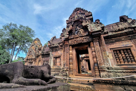 Entdecke Banteay Srei, Kbal Spean und ein lokales Dorf Abenteuer