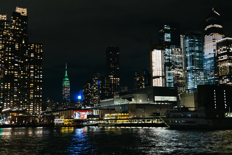 New York : croisière nocturne dans le port