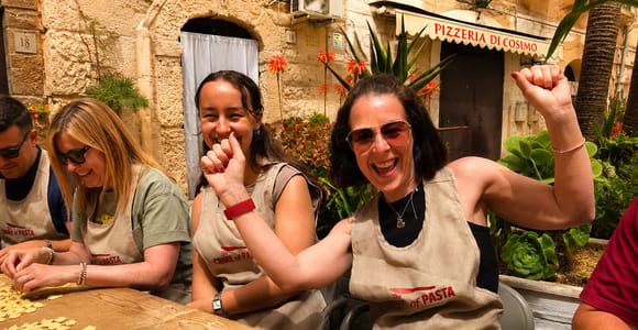 Bari: Bike Tour & Homemade Pasta Making with Nonna
