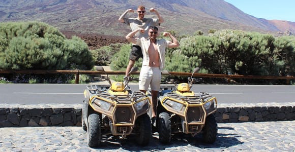 Tenerife: QUAD excursion TEIDE volcano QUAD DOUBLE