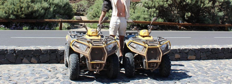 Tenerife : excursion en quad au volcan TEIDE UNIQUEMENT quad double