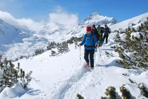 Bansko: Easy snowshoeing Pirin National Park & thermal spa
