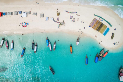 Visite du banc de sable de Nakupenda