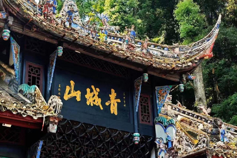 Chengdu: Qingcheng Mountain Entry Ticket (Front and Back) Chengdu: Tickets for the front section of Mount Qingcheng