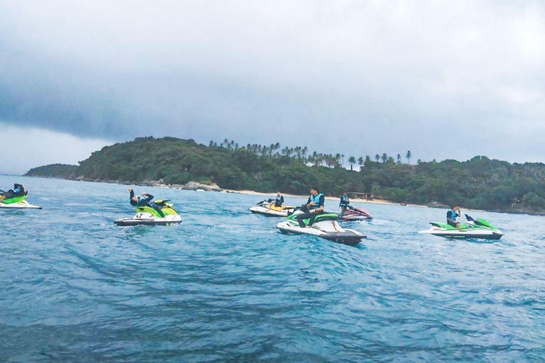 Phuket: Jet Ski Tour Patong Beach with 9 Check-in Points Have fun with a trip to 9 check-in points on Phuket Island.