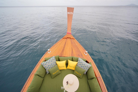 Phuket : journée privée en bateau de luxe à longue queue