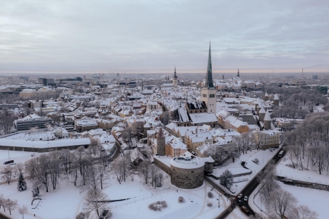 Winterfietstocht door Tallinn met koffiestopWinterfietstocht door Tallinn met caféstop en marktbezoek