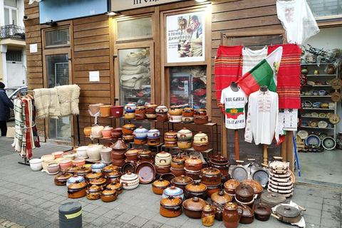 Excursão de lembranças tradicionais da Bulgária