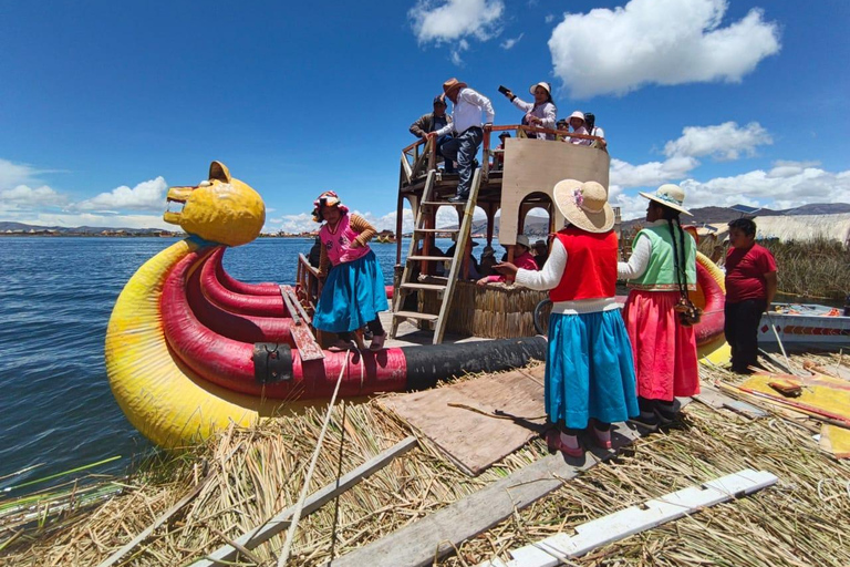 Puno: Uros Floating Islands + Taquile Natural Island (Full Day) with Guide Puno: Floating Uros Islands + Taquile Natural Island (Full Day) with Guide