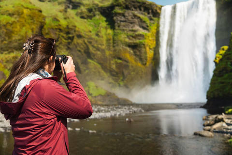 Reykjavik: South Coast Tour with Reykjaböð Hot Springs Entry Tour Including Pickup From Selected Location