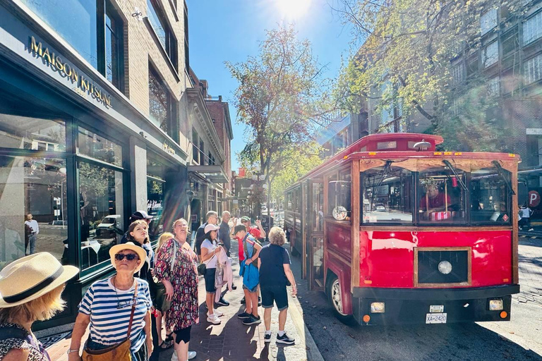 Vancouver: Stanley Park Trolley Hop On Hop Off Shuttle Stanley Park: Classic Trolley Shuttle 2 Day Pass