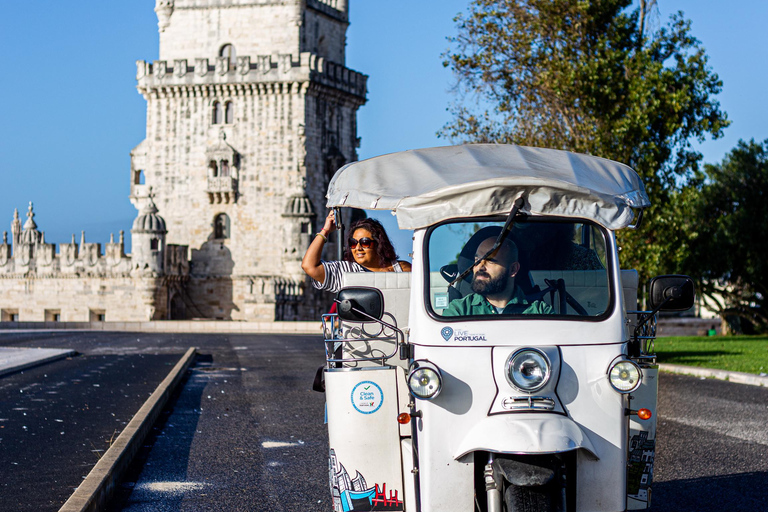 Lisbonne : Tour de Belém en Tuk Tuk avec dégustation de Pastel de NataLisbonne : Visite de Belém en TukTuk avec dégustation de Pastel de Nata
