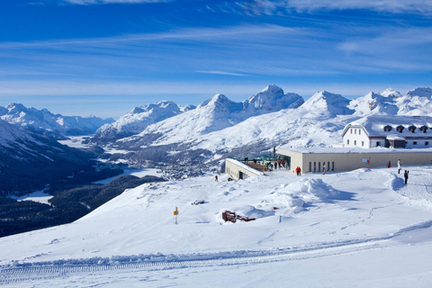 Lucerna: Escursione privata di un giorno a St. Moritz