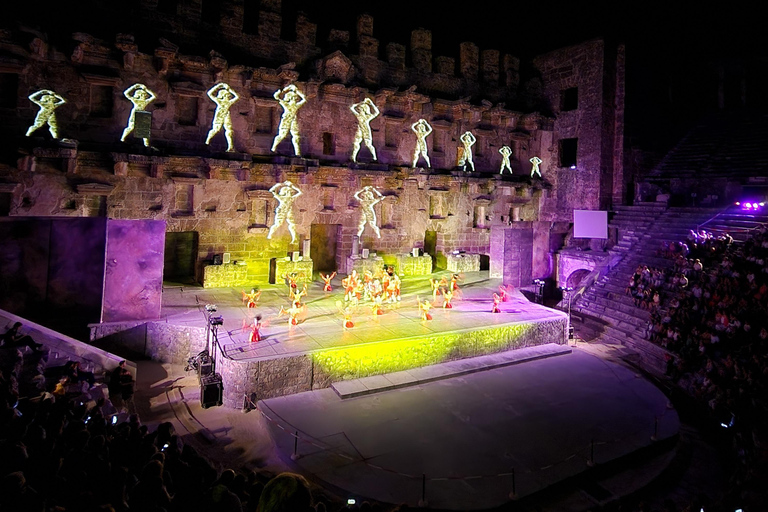 Spectacle de danse Fire of Anatolia à l'Ancien Aspendos