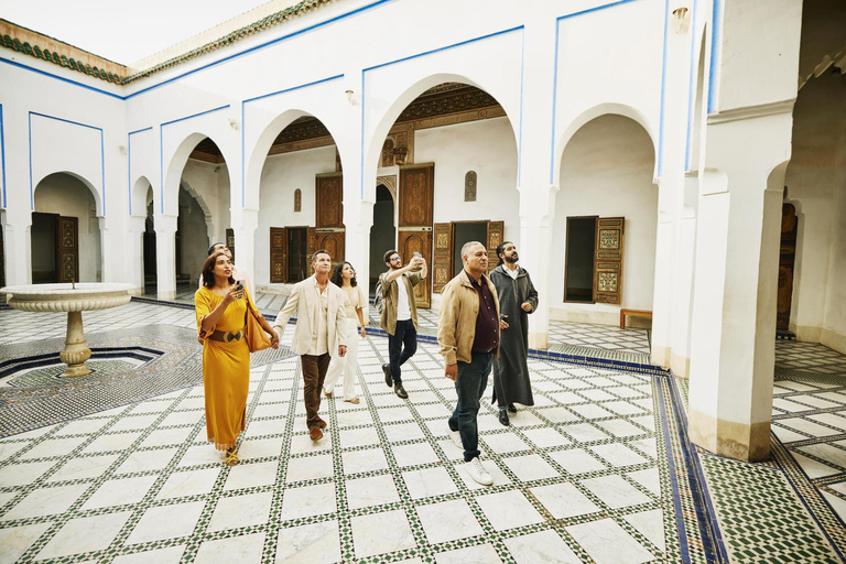 Marrakech: Bahia Palace, Ben Youssef Madrasa & Secret Garden English: Shared Group Guided Tour - From the Meeting Point