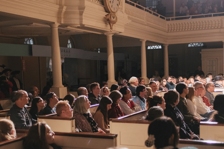 Boston Tea Party Reenactment at Old South Meeting House