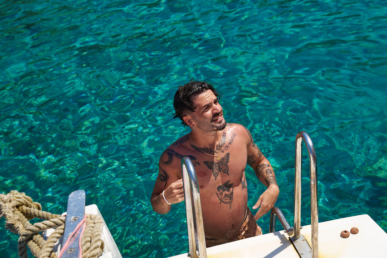 Rhodes Luxury Sunset Catamaran with Open Bar & Water Toys Sunset Luxury Catamaran with Open Bar, Snacks & Water Toys