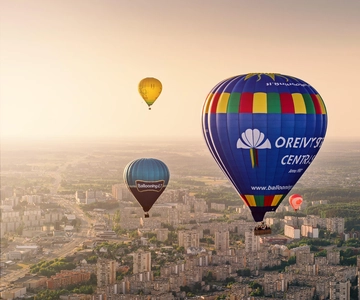 Vilnius oder Trakai: Heißluftballonfahrt