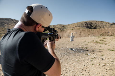 Las Vegas: Outdoor schietbaan ervaring met instructeur