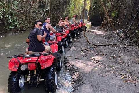 Ubud: Best of ATV Quad Bike Adventure Tandem & Single Ride with private transfer