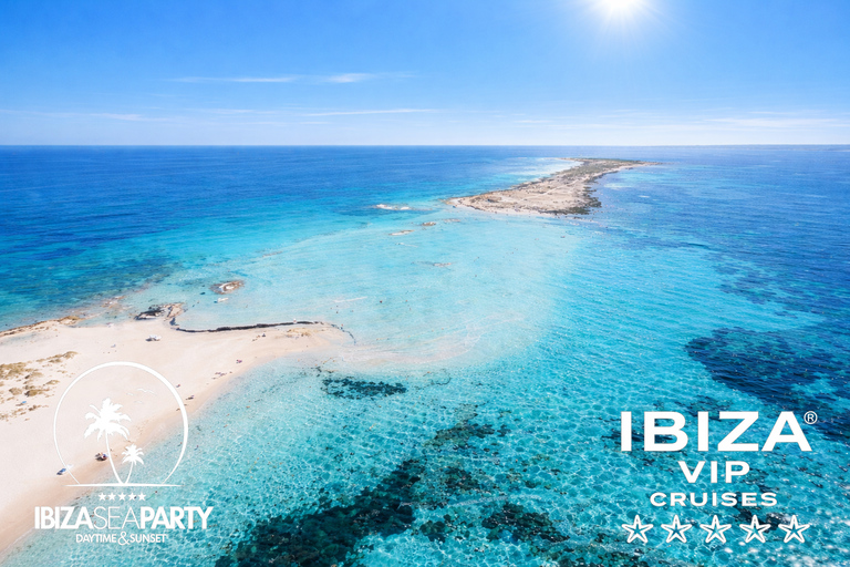 Ibiza: Formentera VIP Boat Paella, BBQ, OpenBar, DJ & Sunset BASIC TICKET with 5h Open Bar & Breakfast