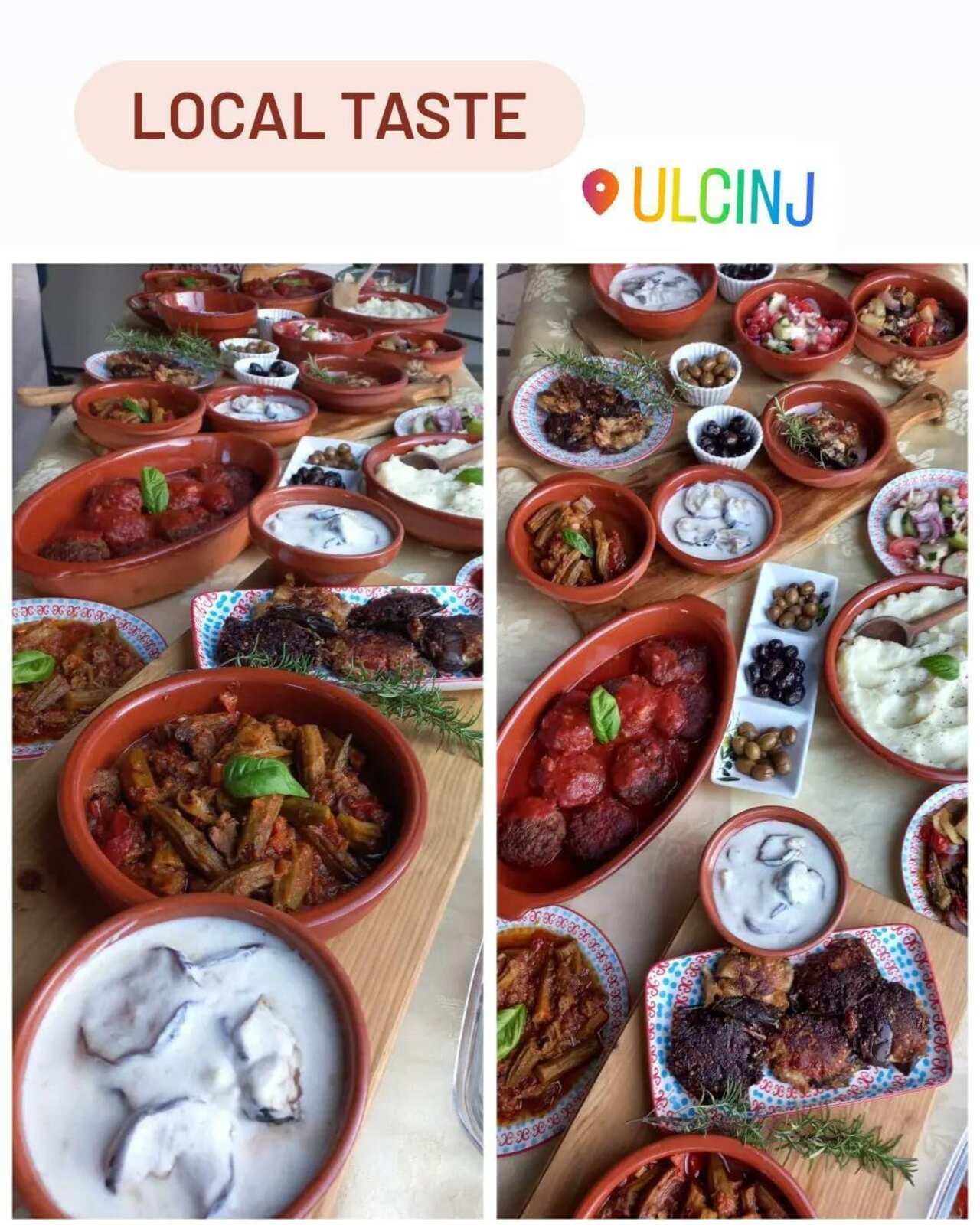 Ulcinj: Lokaler Geschmack. Frühstück, Mittagessen oder Abendessen