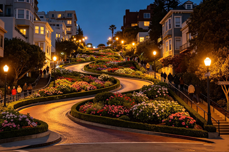 San Francisco Cable Car Night: Hills, Lights & City Stories