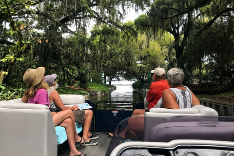 Winter Haven: Guided Sunset Boat Tour with Dinner Stop