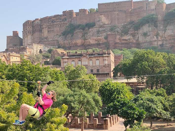 Jodhpur: Visit Mehrangarh Fort and Enjoy Zipline Adventure