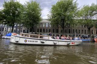 Amsterdam: Die Bulldog rauchfreundliche Bootsfahrt & 2 Getränke