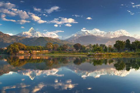 Pokhara: Peace Pagoda Hike and Tal Barahi Lake Tour